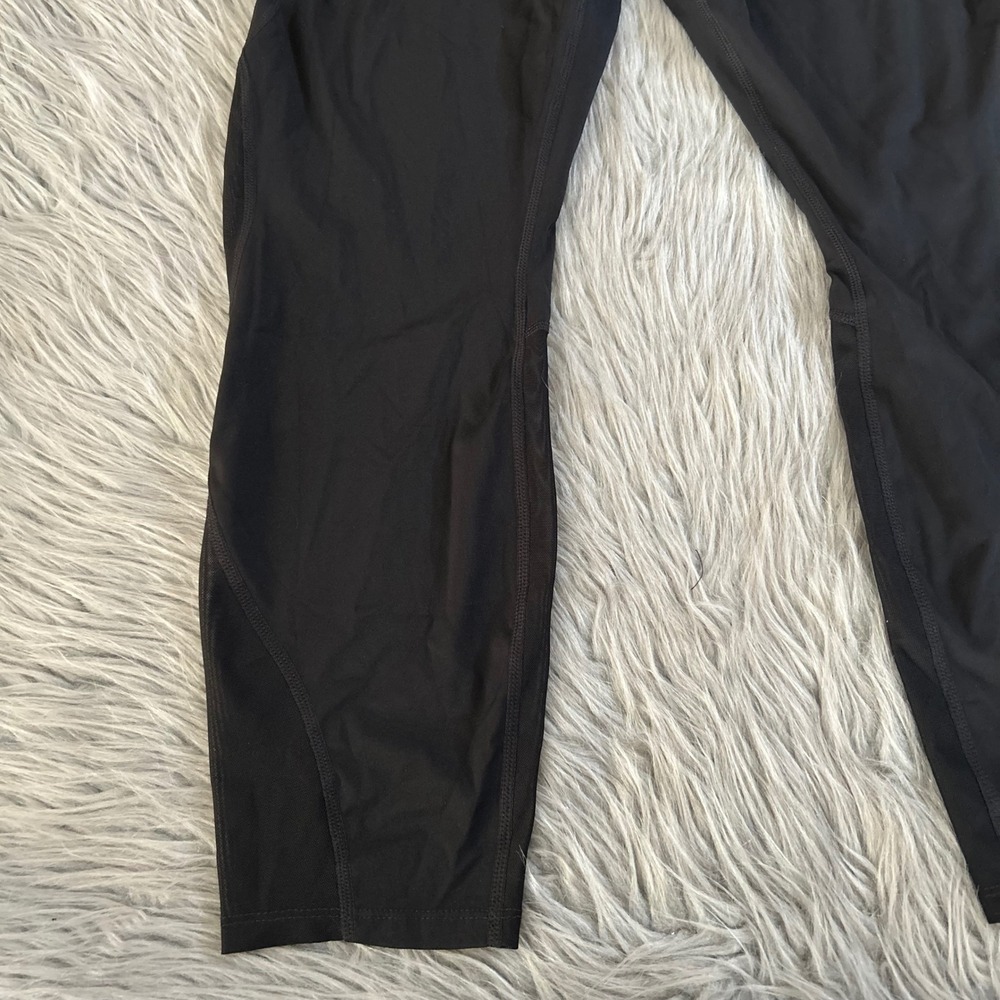 Avia Flex-Tech 7/8 Length Legging Womens Size XL (16/18) Black High Compression - Picture 3 of 5